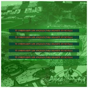 Pack 5 pulseras "TE CORONARON LOS ÁNGELES PARA DEJARTE EN SEVILLA"