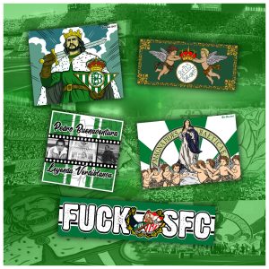 Pack de 12 pegatinas Gol Sur 1907